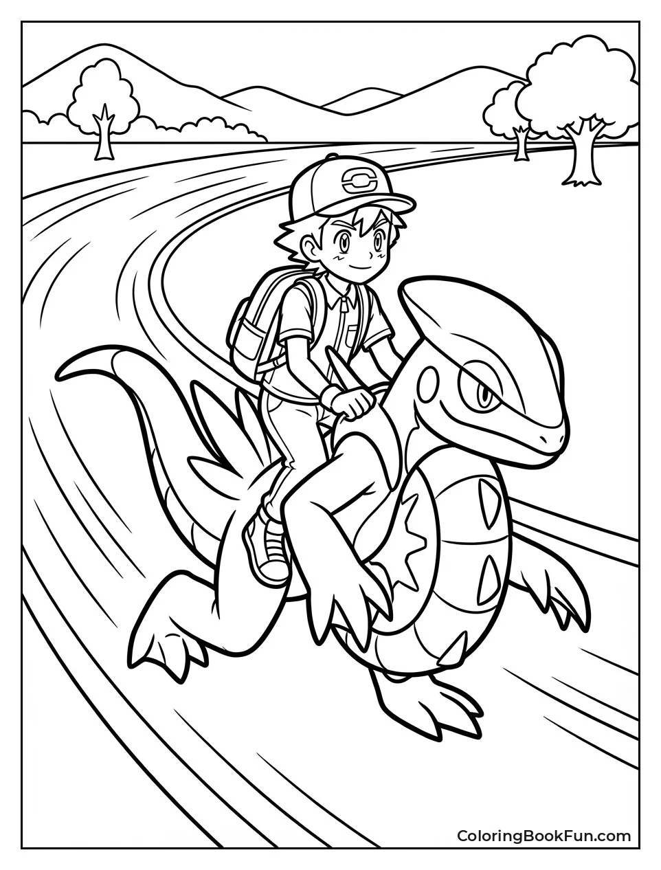 Trainer Rides Fast Cyclizar