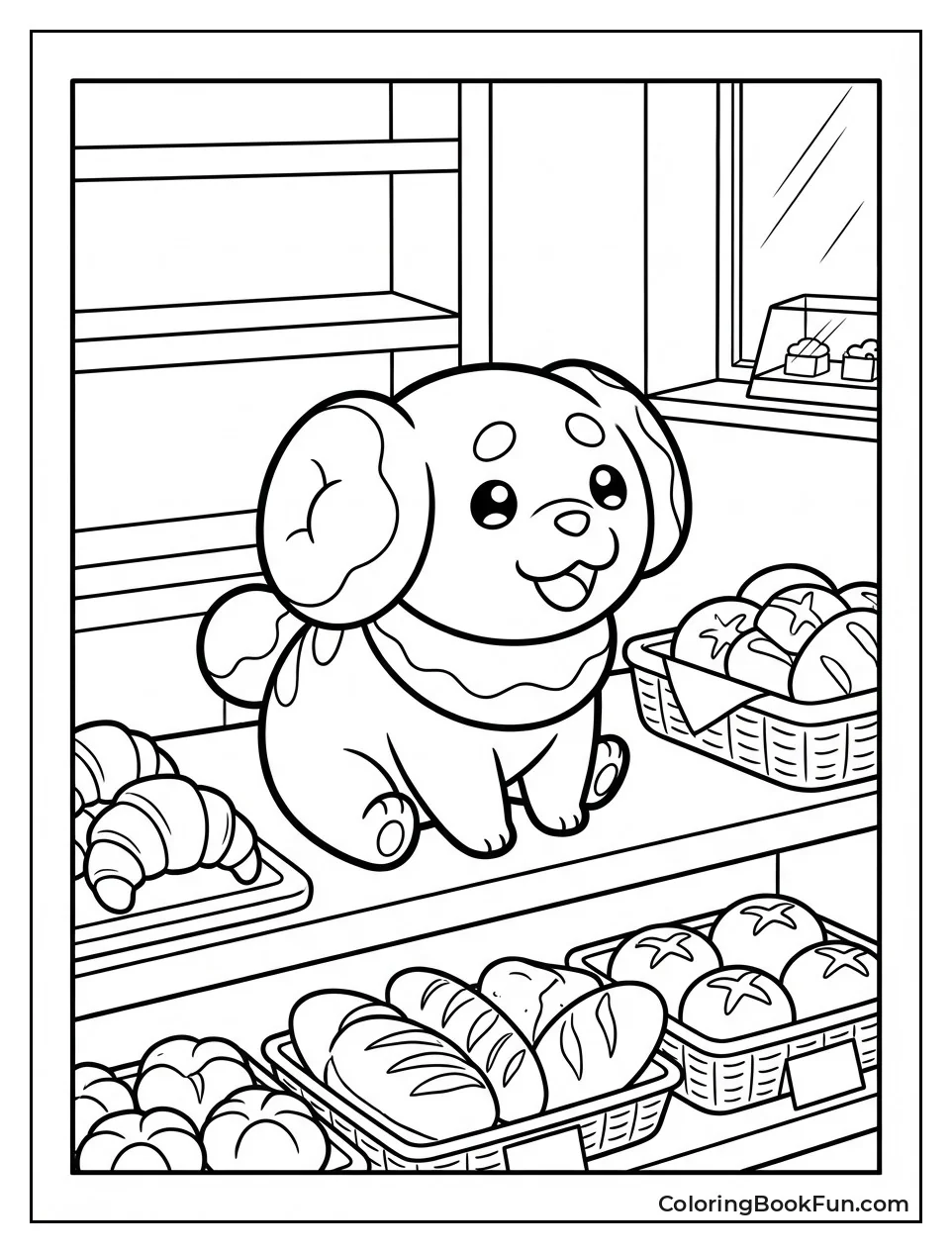 Fidough Bakes in Pastry Shop