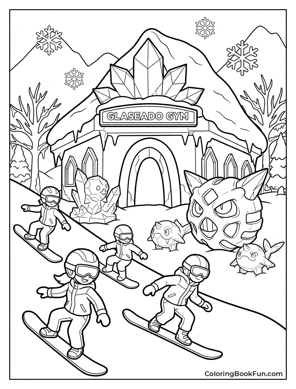 Grusha Gym with Ice Sculptures