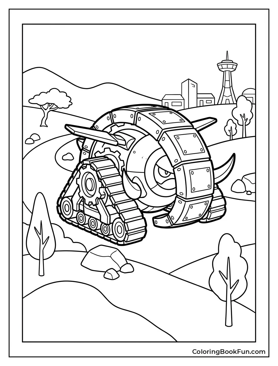 Iron Treads Roams Paldea Terrain