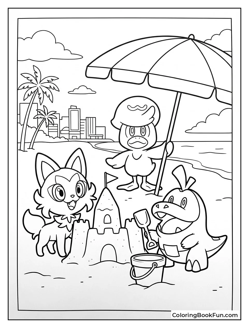 Starters Play Beach Sandcastles