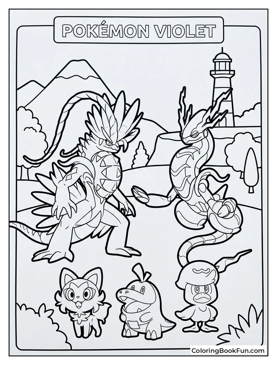 Iconic Paldea Pokémon and Legendaries