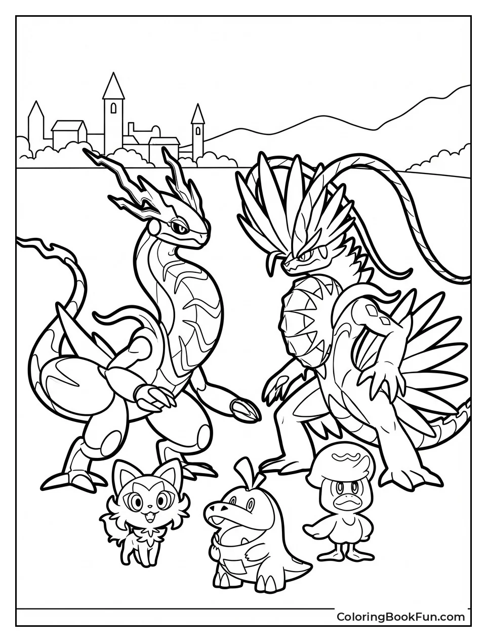 Iconic Paldea Pokémon and Legendaries