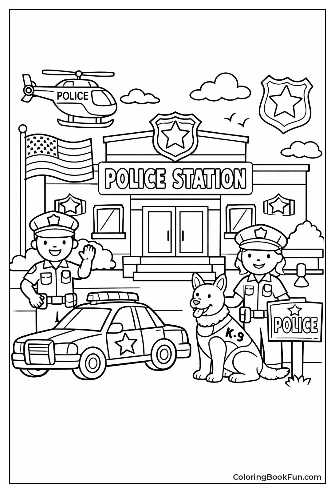 Welcoming Police Station Building