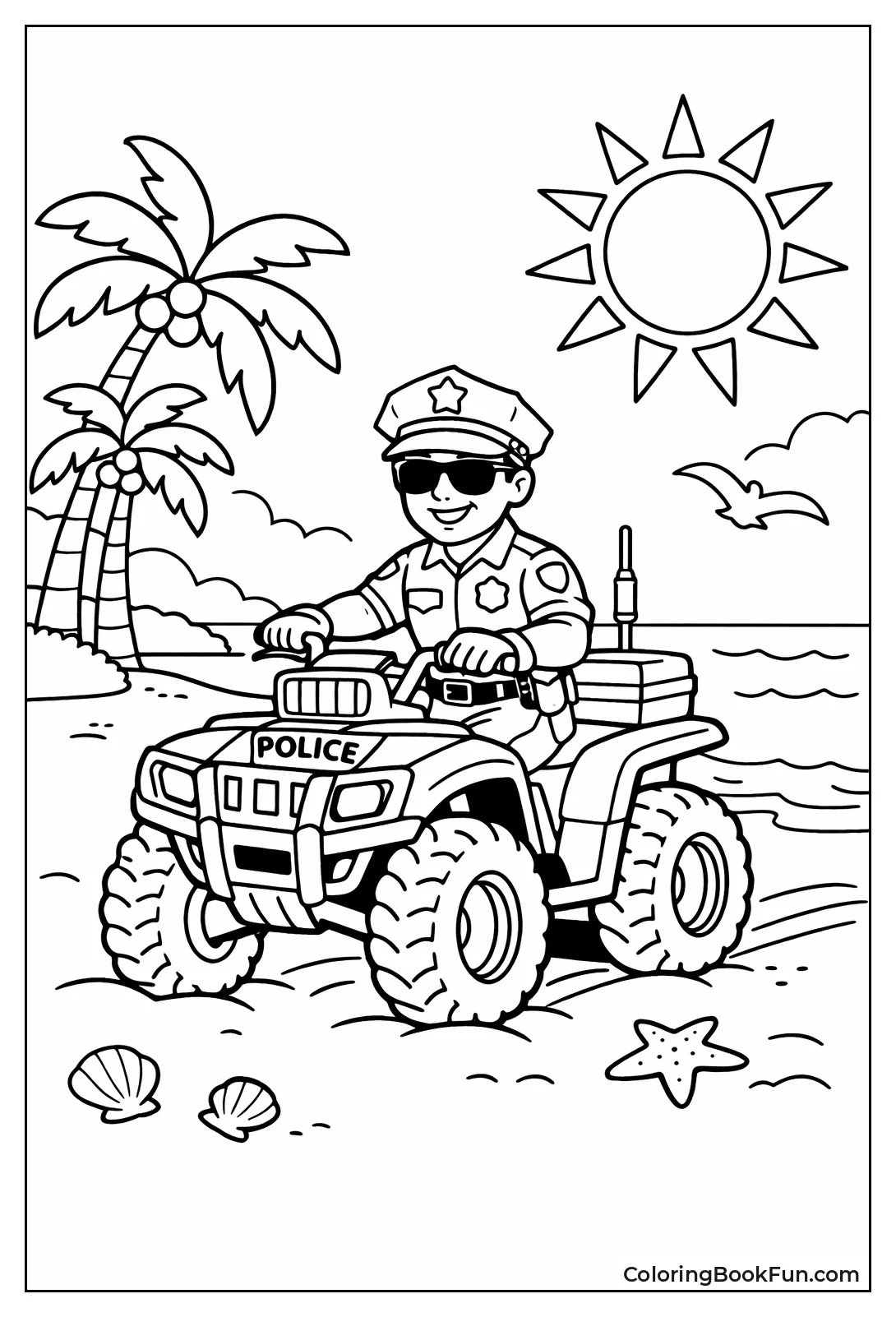 Beach Patrol on ATV