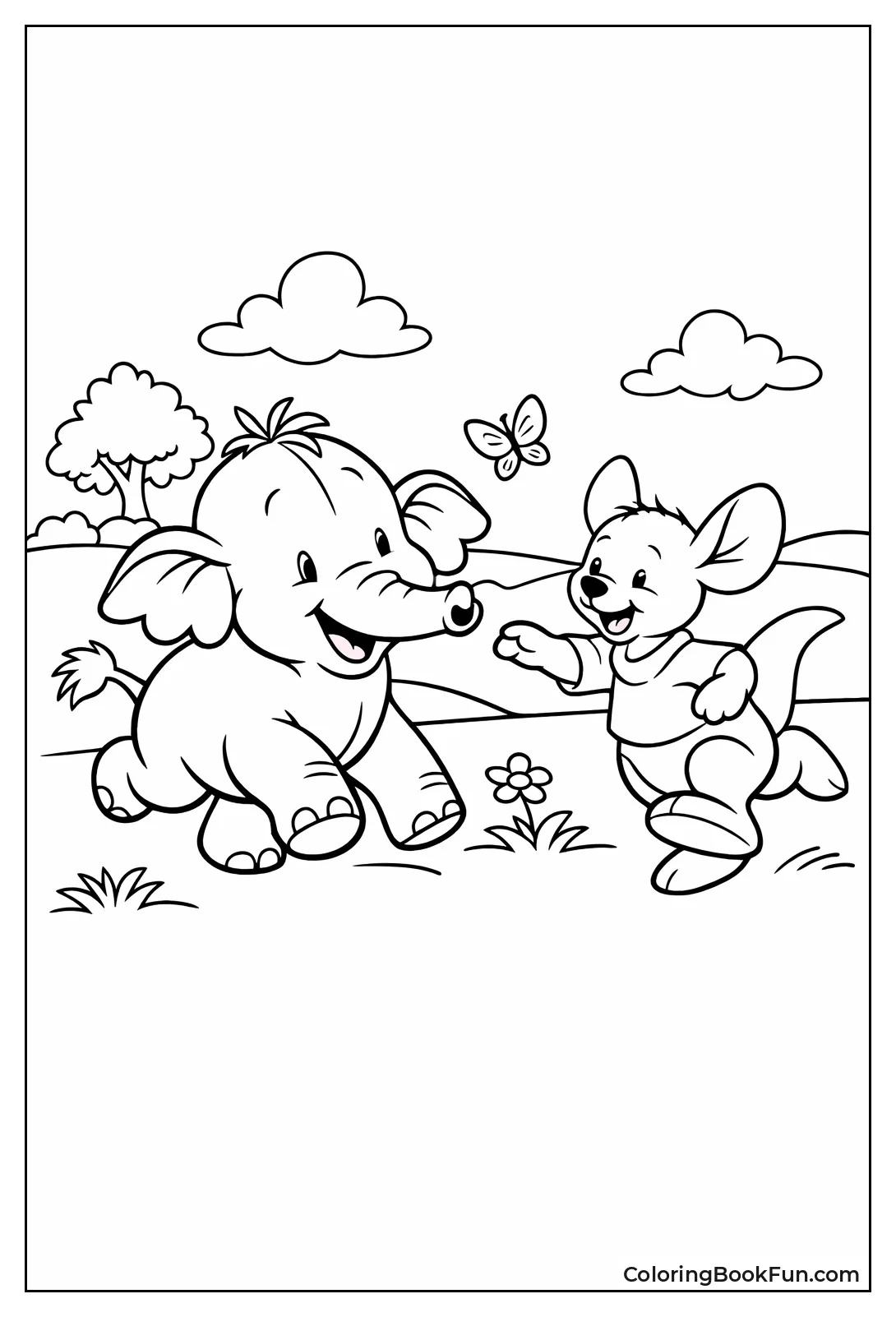 Lumpy Plays Tag with Roo