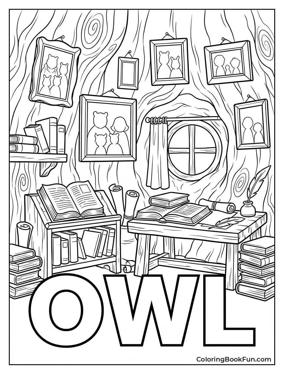 Owl's Treehouse Library of Books
