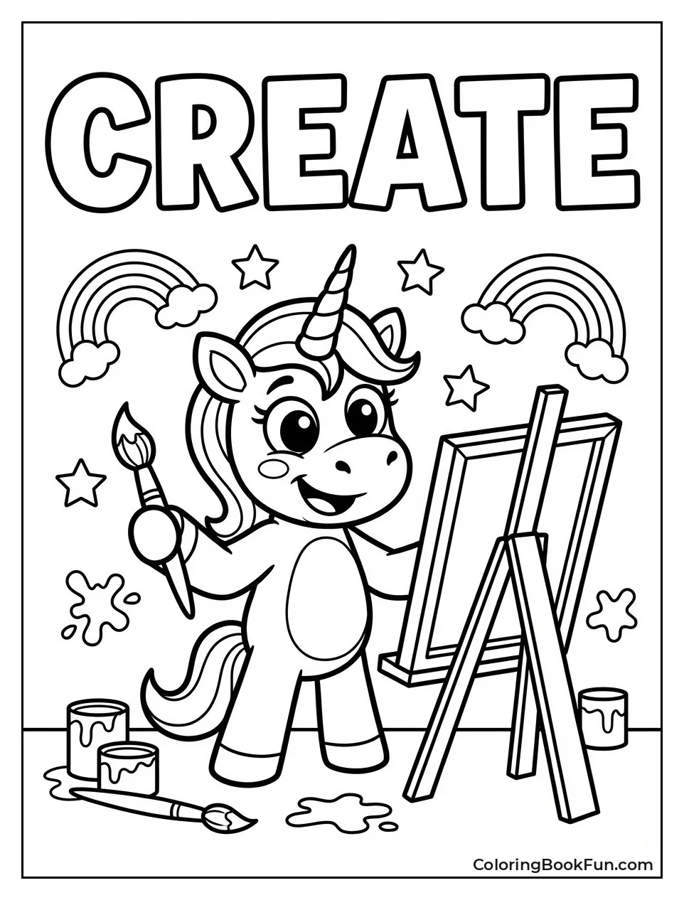 CraftyCorn Paints Rainbow