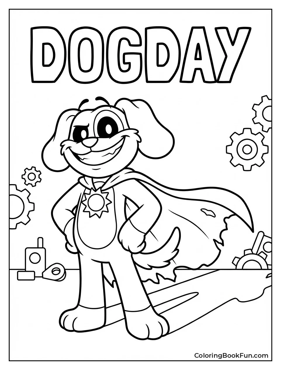 DogDay Stands Tall Bravely