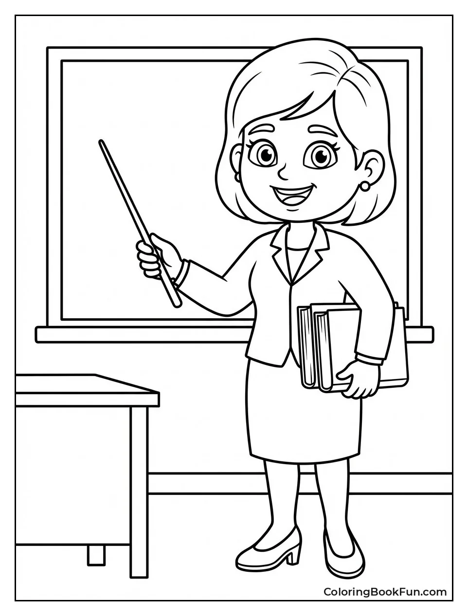 Miss Delight Teaches Class