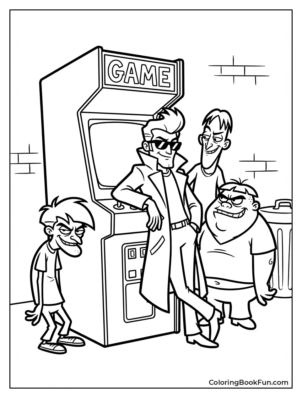 Gangreen Gang Plays Arcade