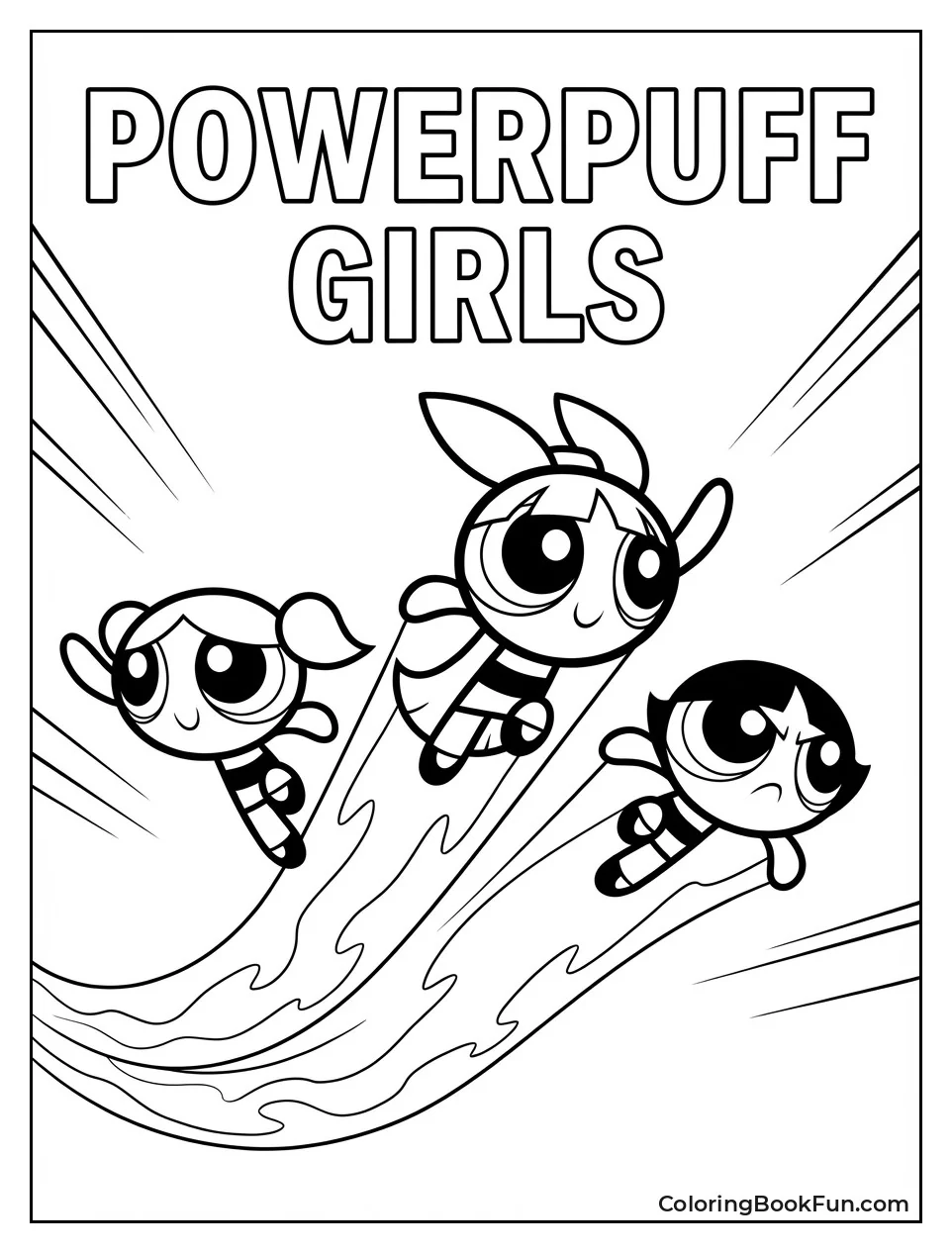 Girls Fly in V Formation