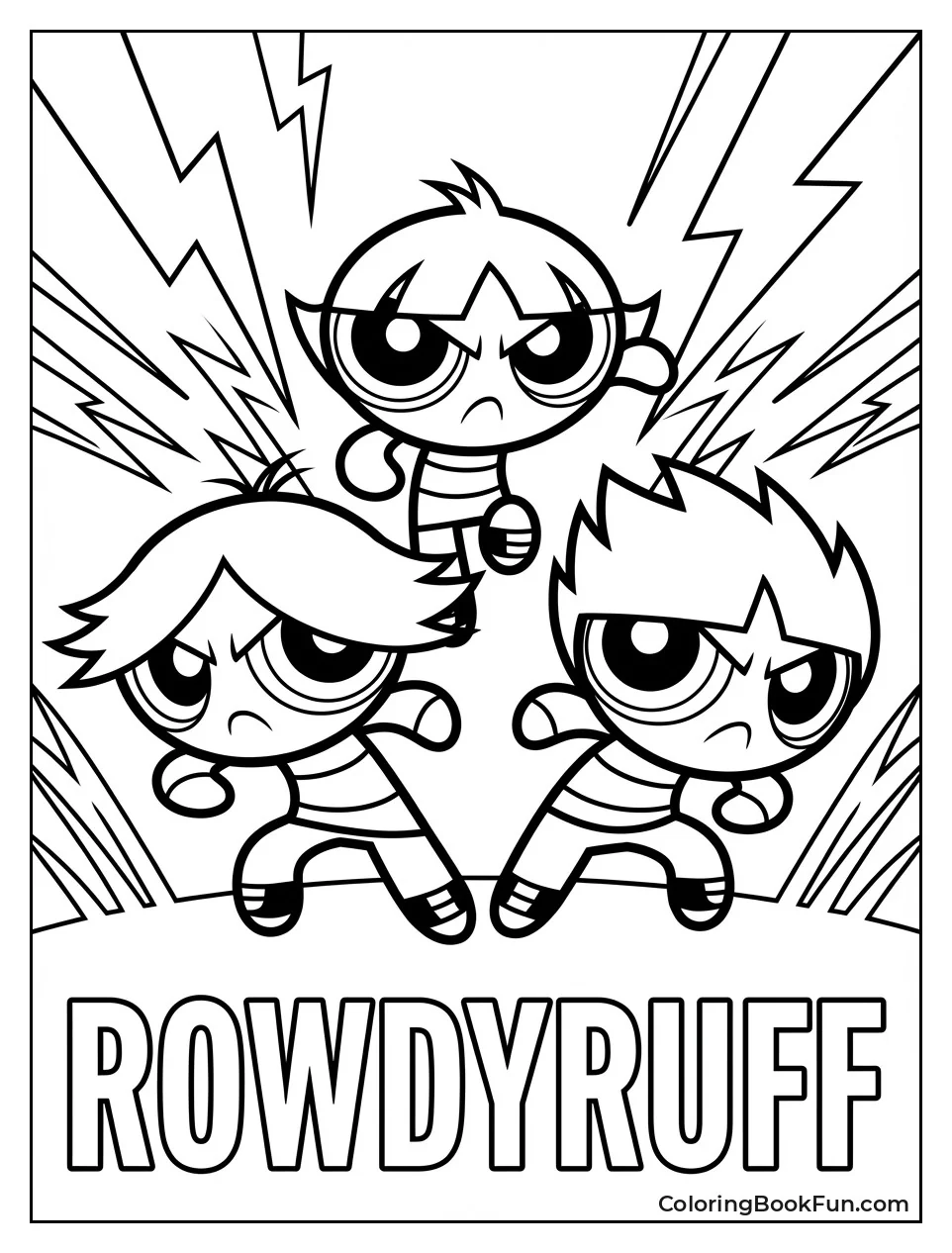 Rowdyruff Boys Pose Tough