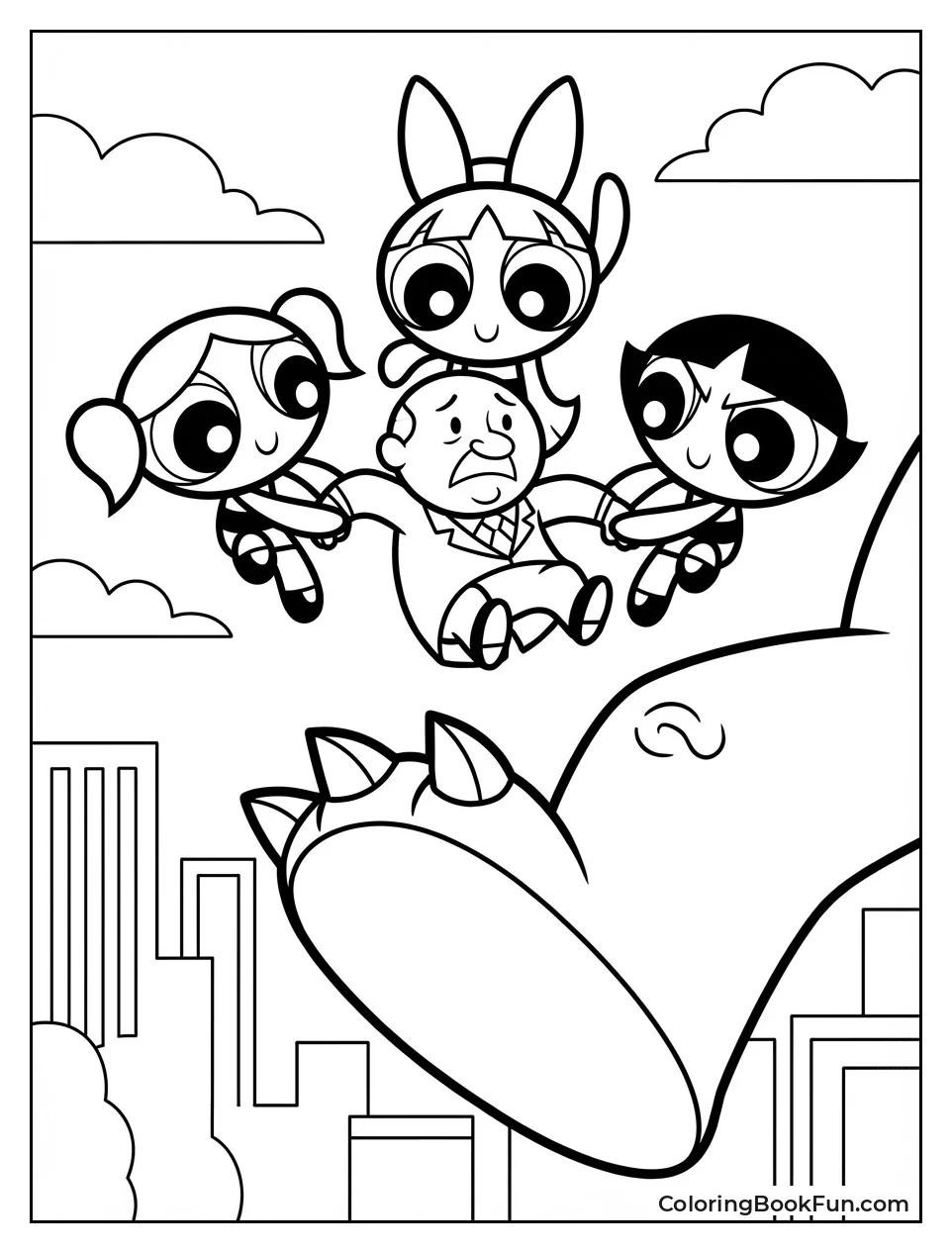 Girls Save Falling Mayor