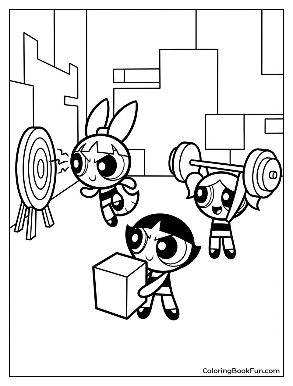 Girls Train Super Powers