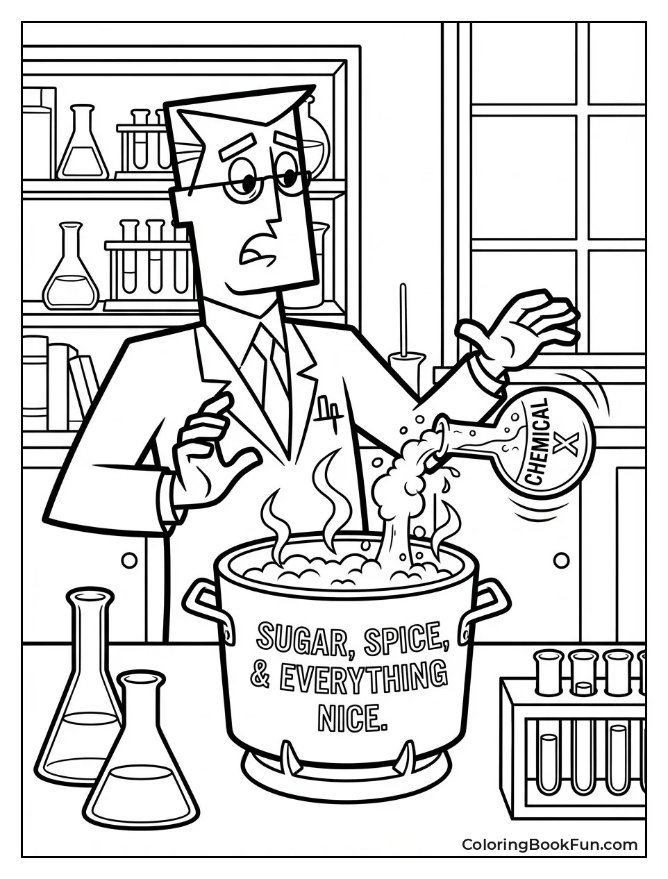 Professor Spills Chemical X