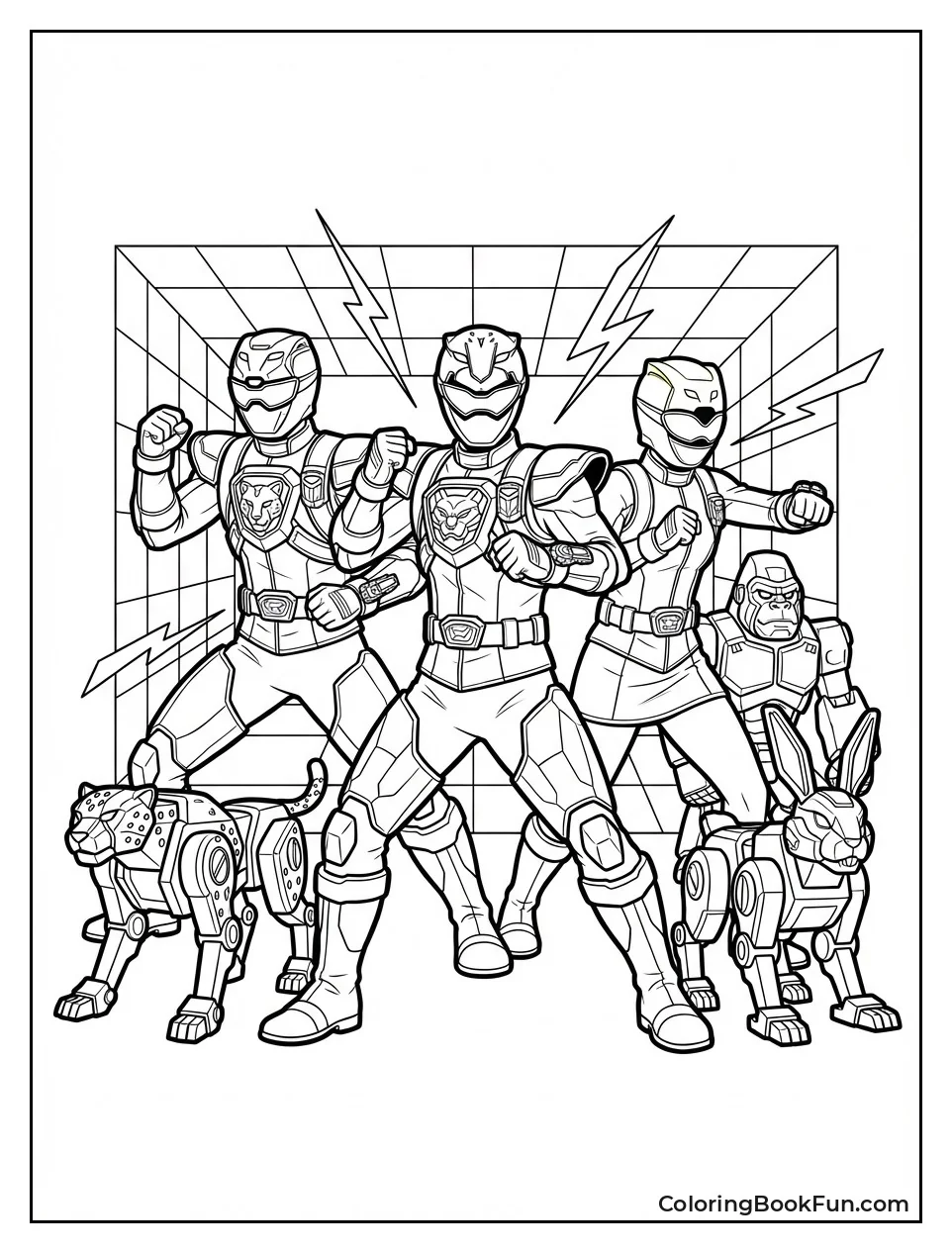 Beast Morphers Grid Battle