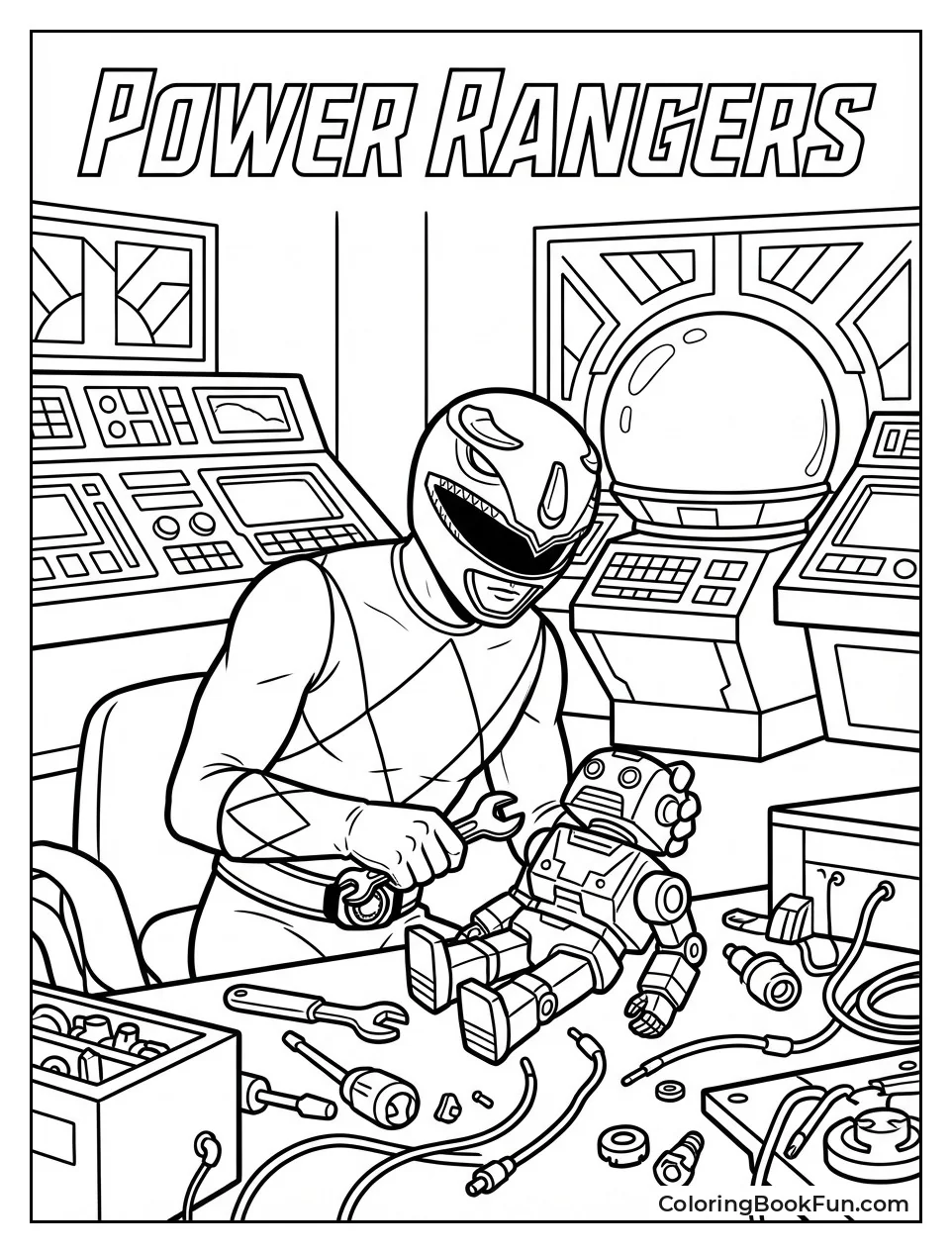 Blue Ranger Builds Gadgets