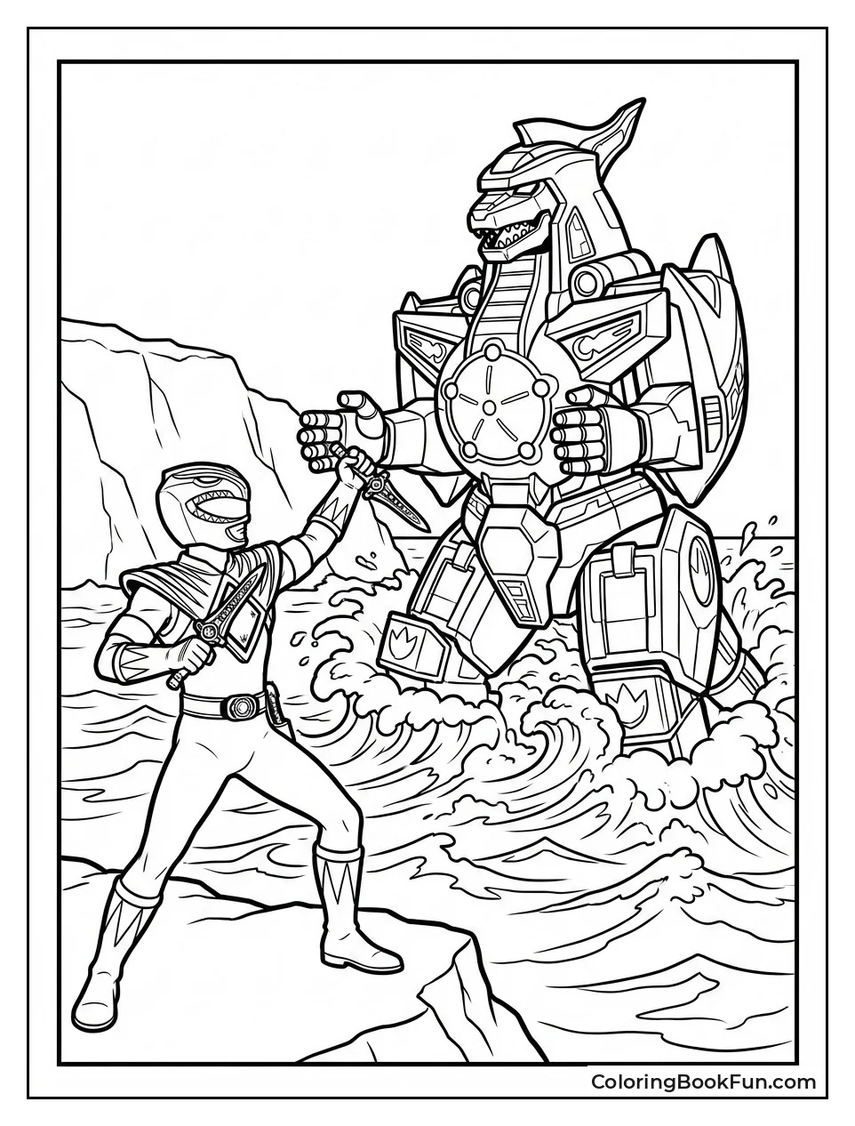 Green Ranger Summons Dragonzord