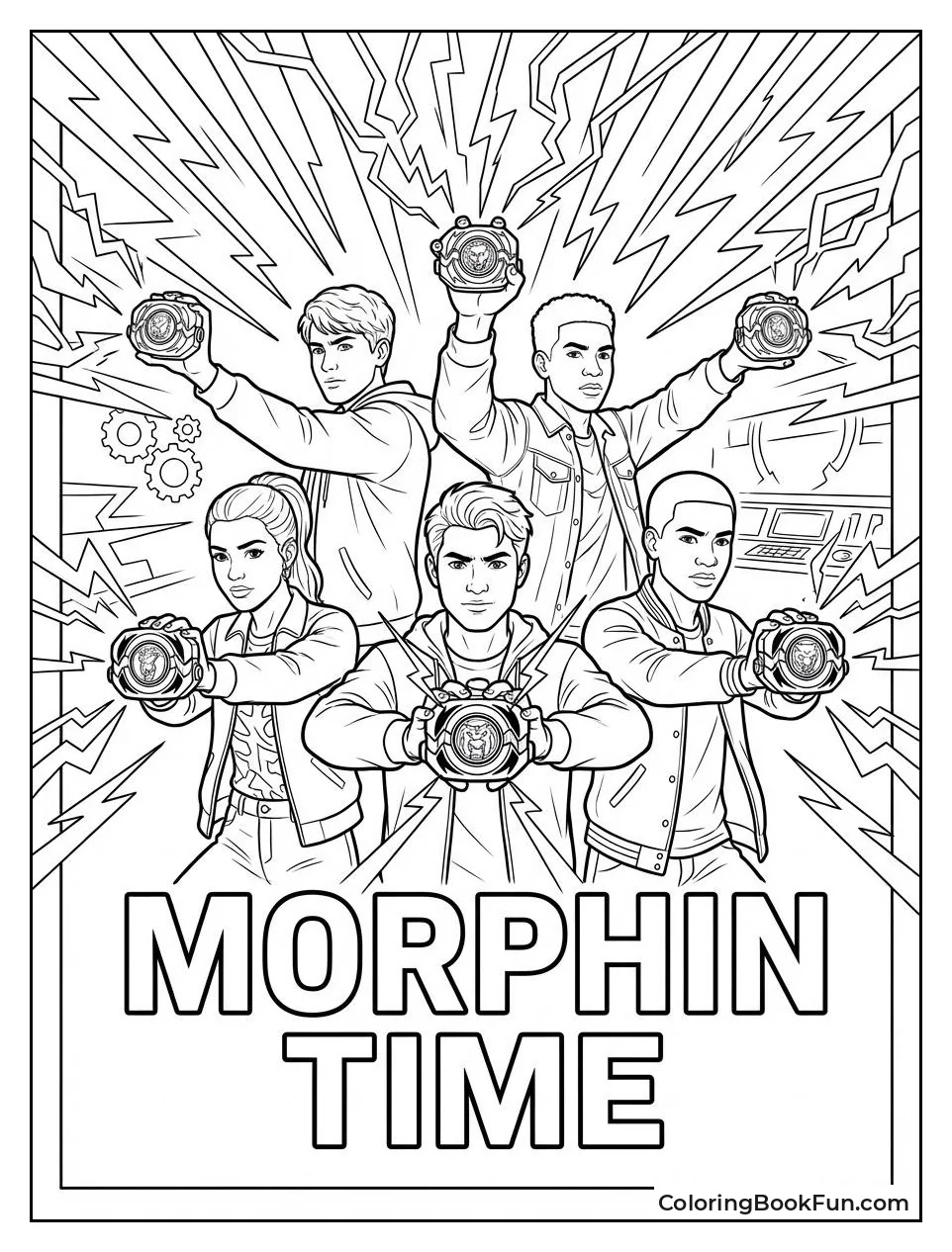 Teens Hold Morphers High