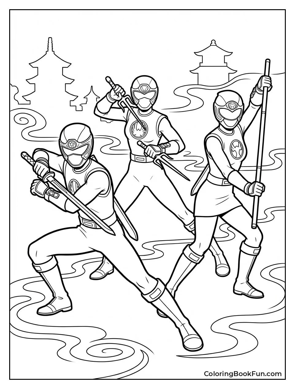 Ninja Rangers Strike Stealthily