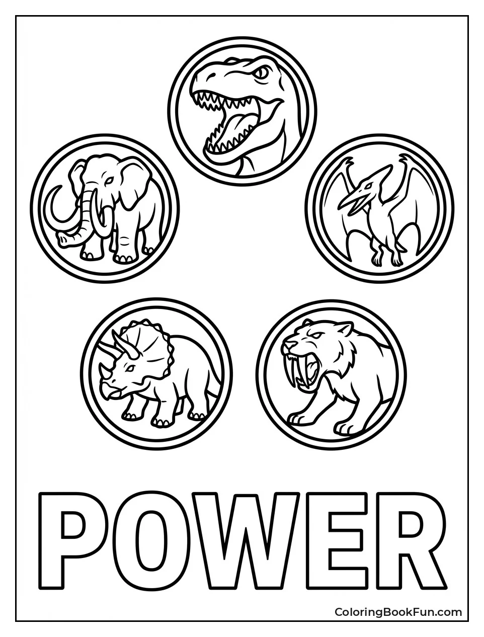 Power Coins Circle Neatly