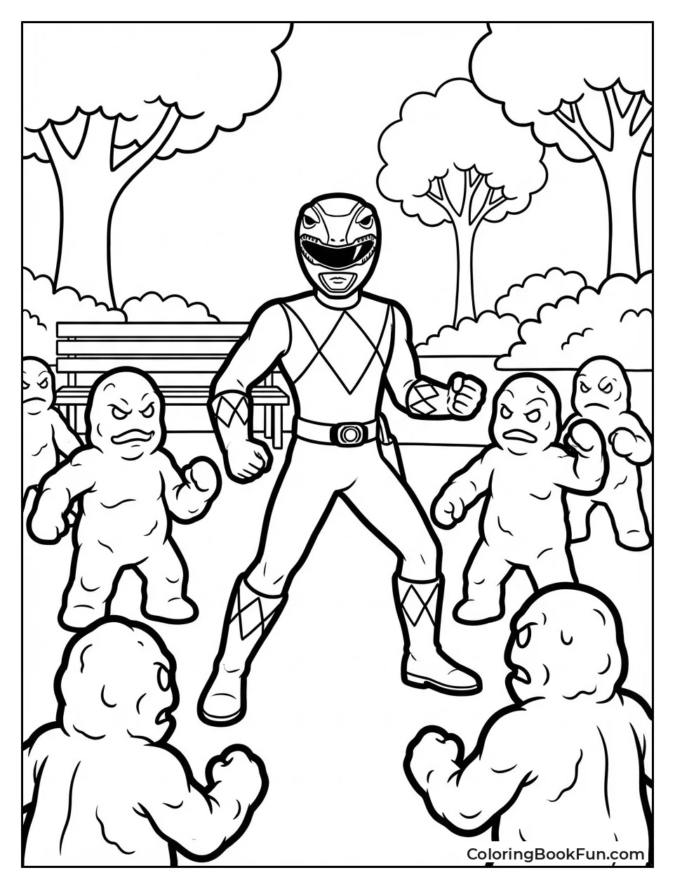 Putties Surround Brave Ranger