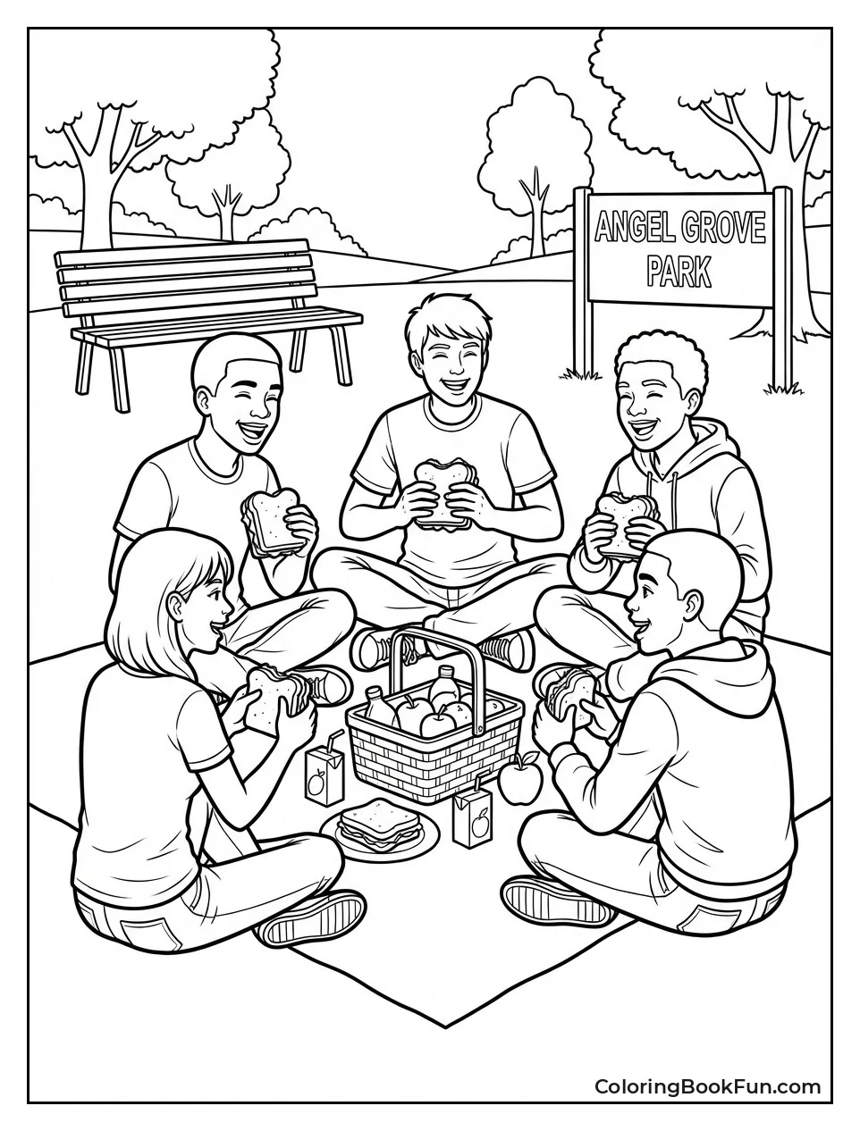 Rangers Picnic in Park