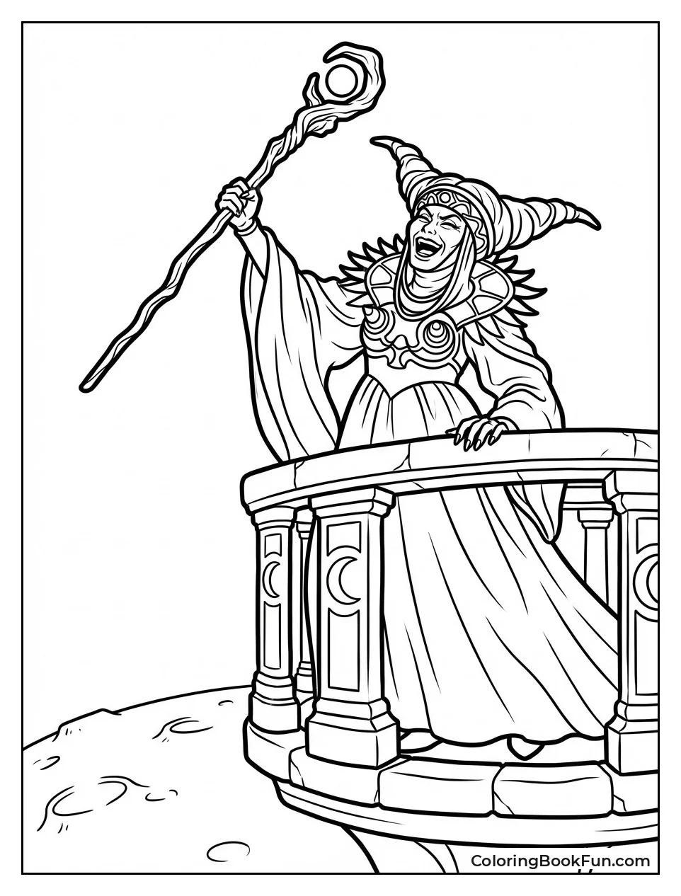 Rita Waves Staff Laughing