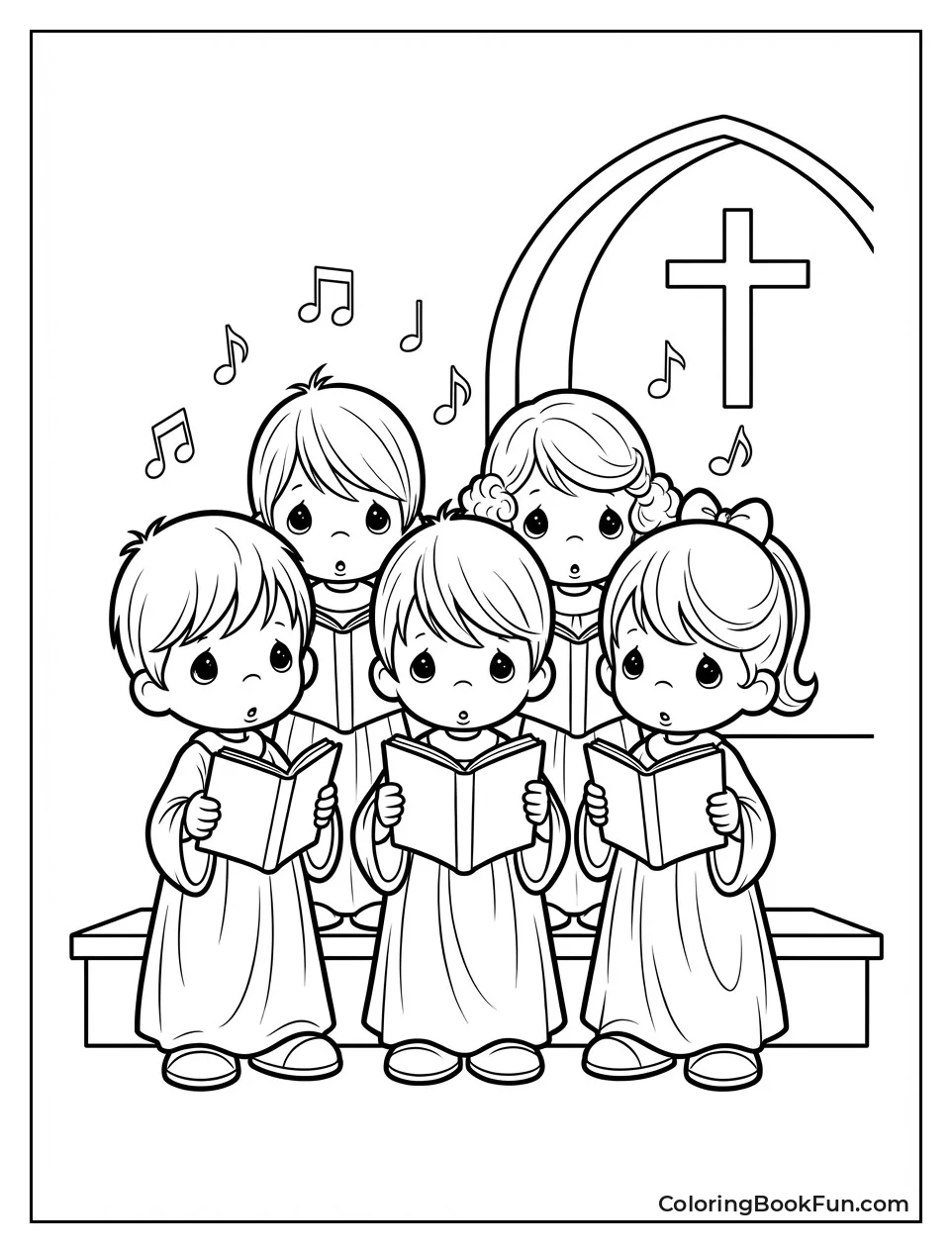 Children Sing in Choir