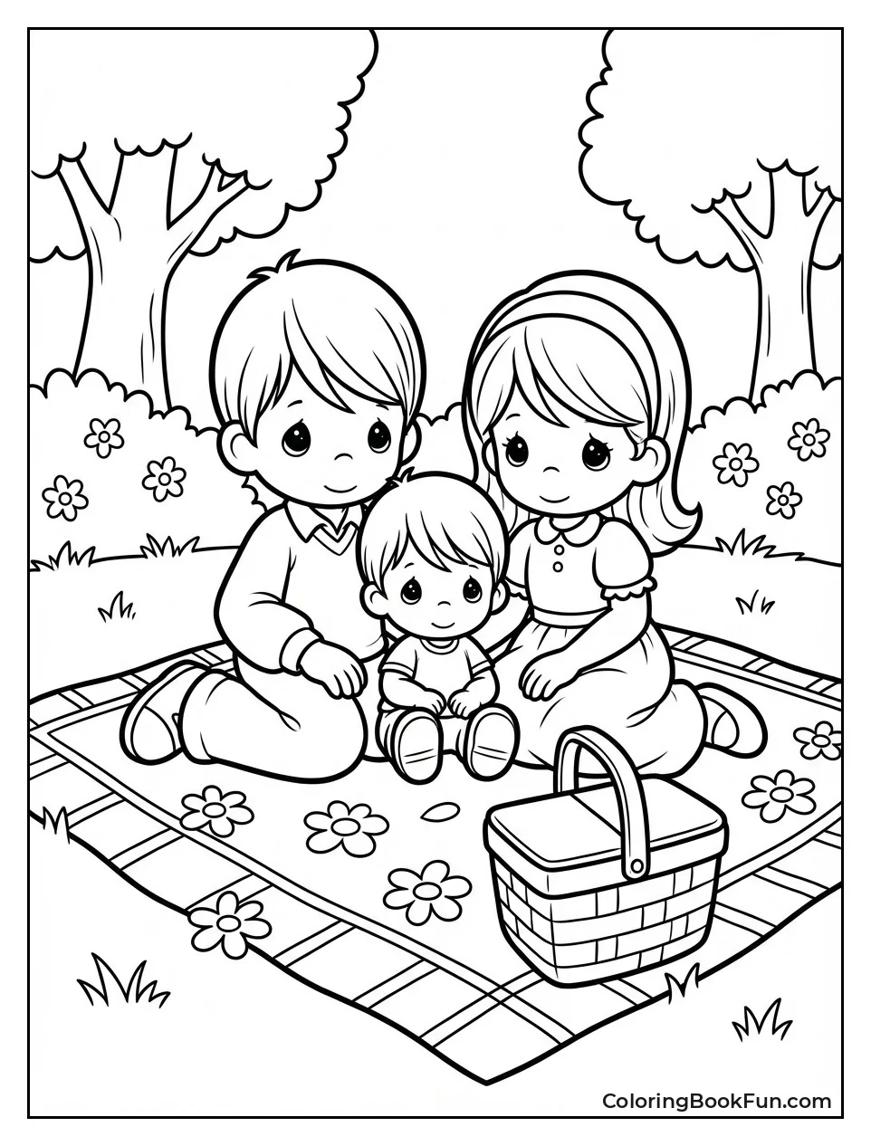 Family Picnics in Garden