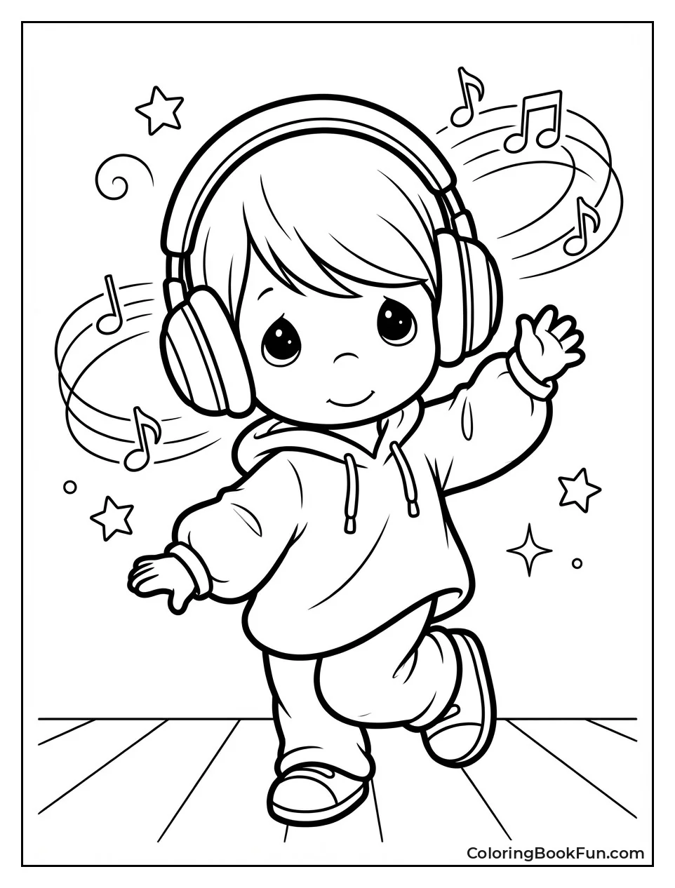 Child Dances to Music