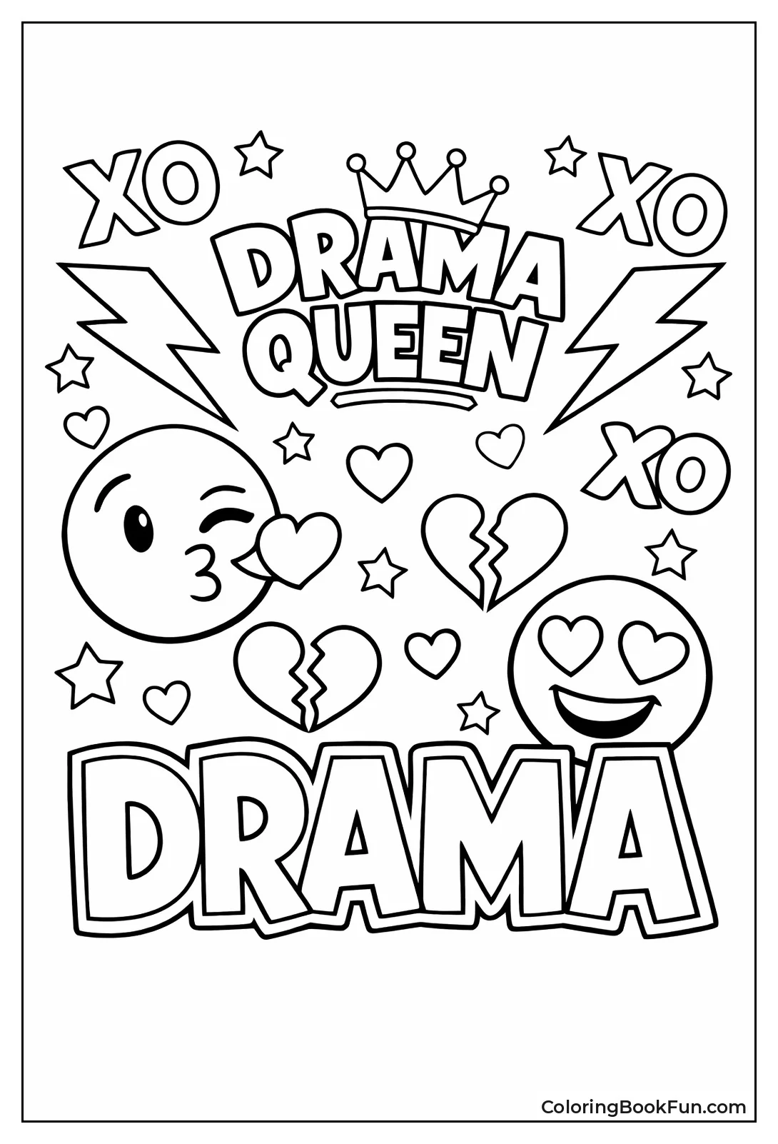 Drama Queen with Lightning