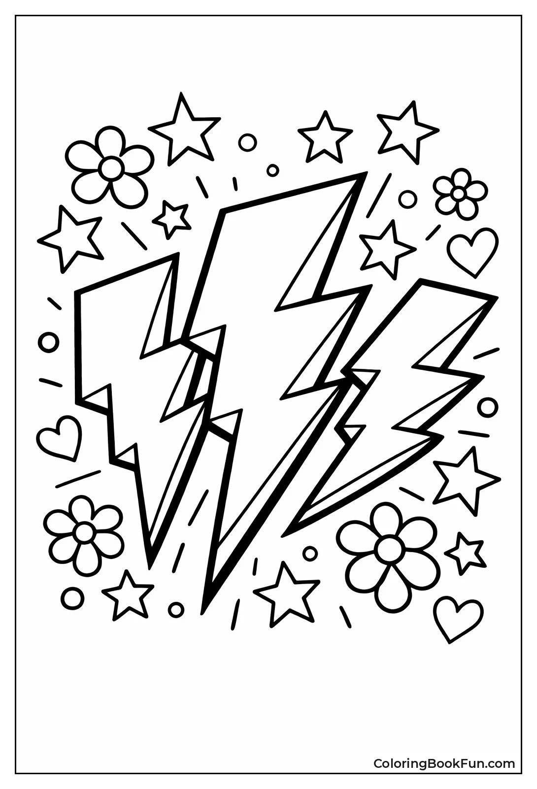 Lightning Bolts and Stars