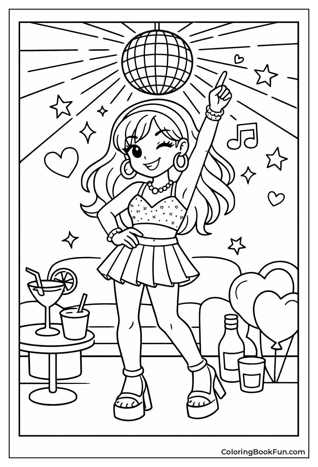 Girl Dancing at Party