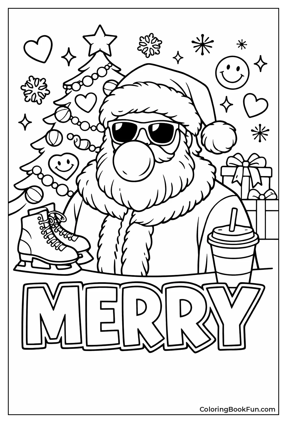 Santa in Sunglasses