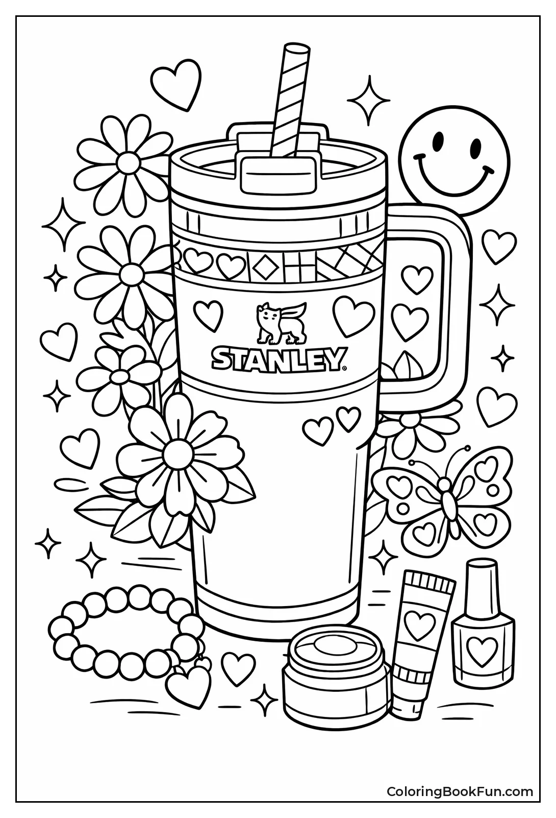 Stanley Cup with Flowers