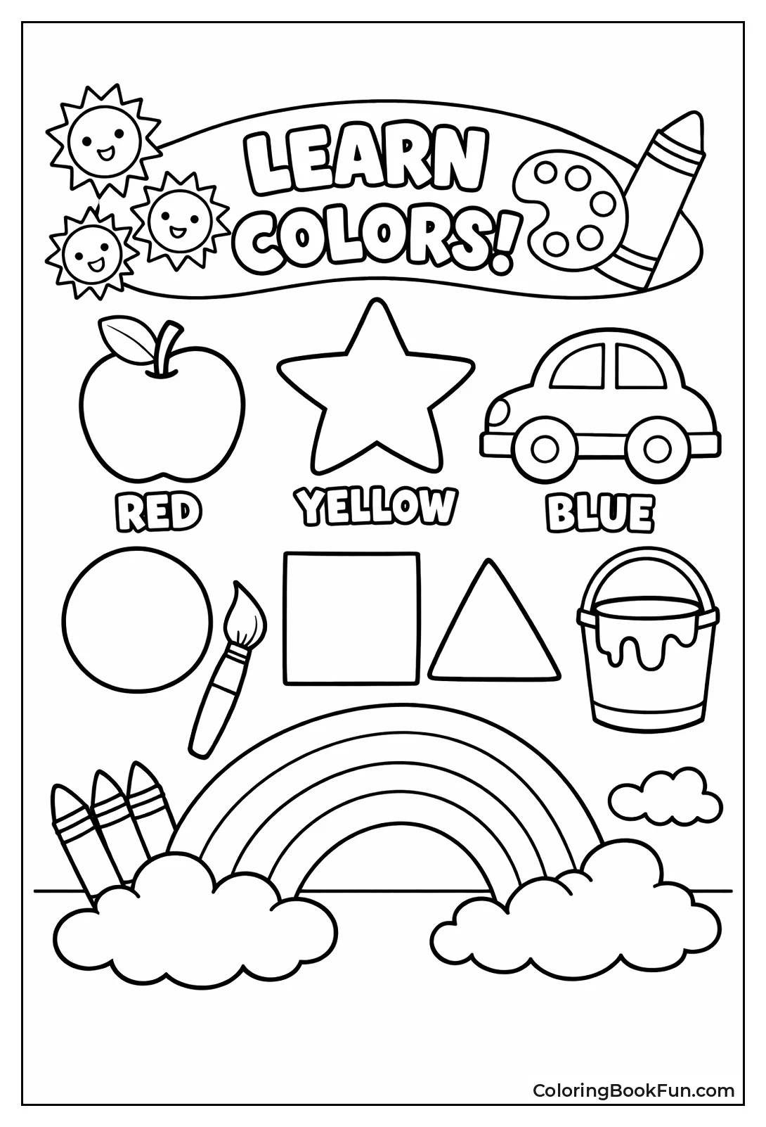 Preschool Shapes Primary Colors