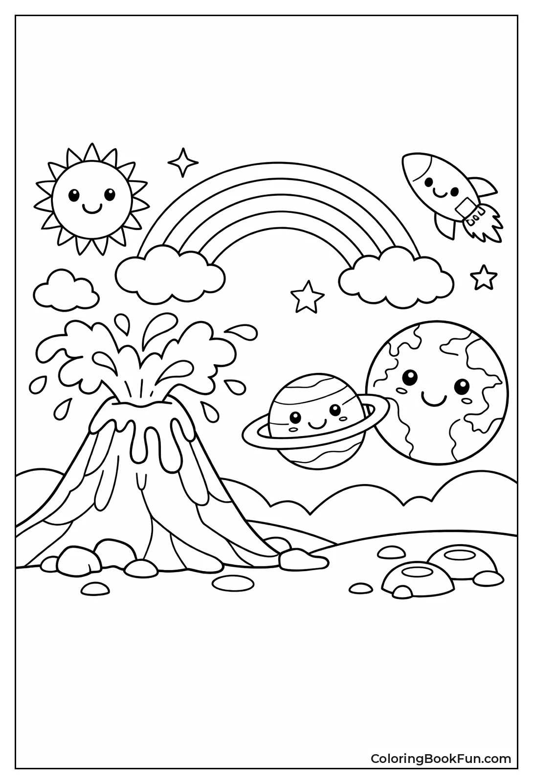 Preschool Rainbows and Volcanoes