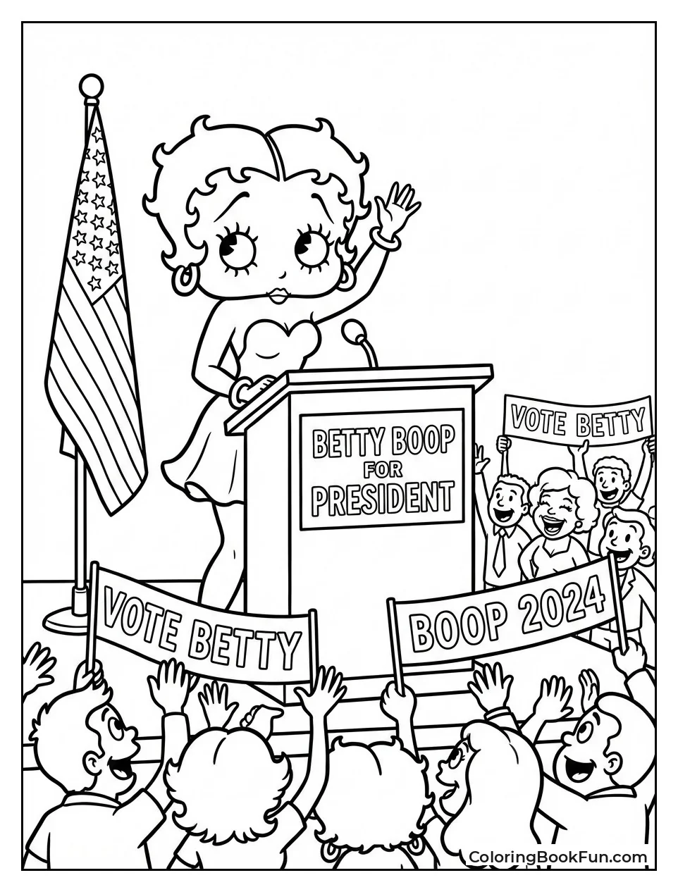 Betty Campaigns for President