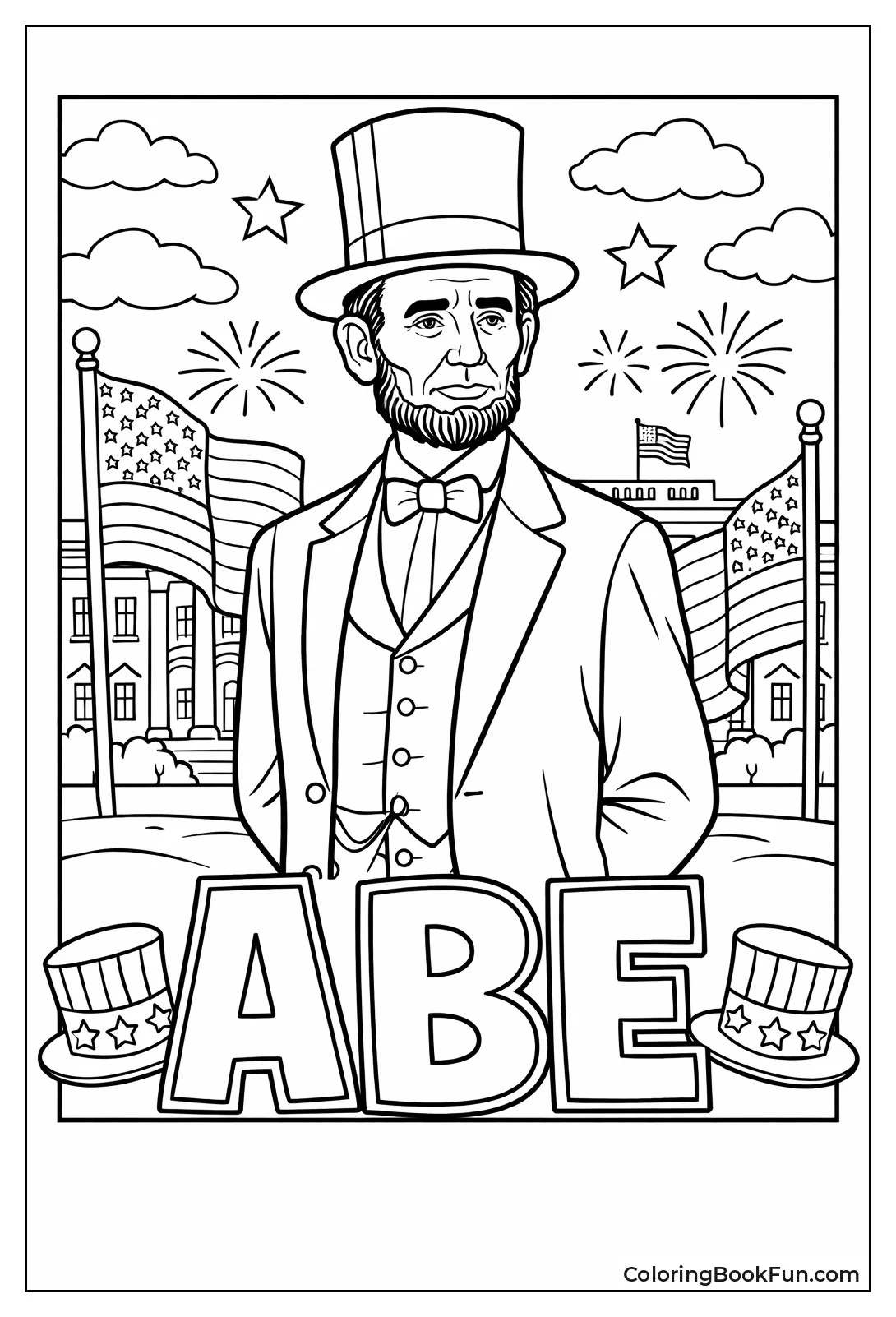 Abraham Lincoln with Top Hat