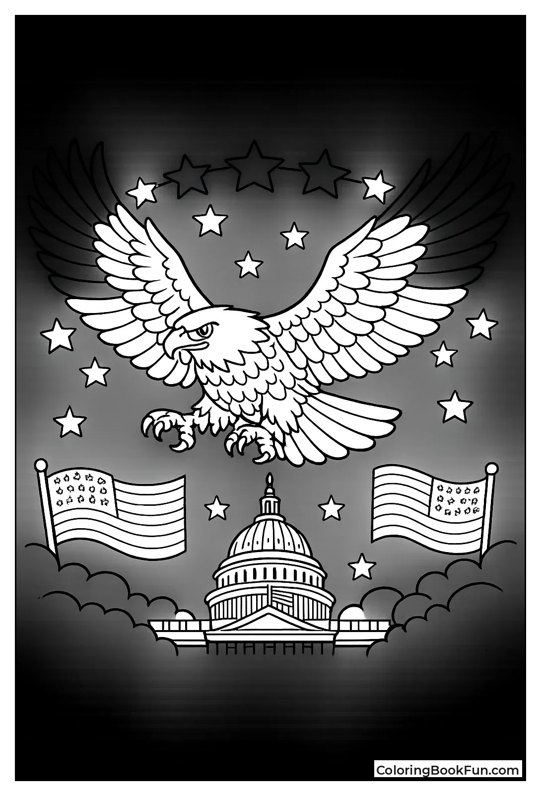 Bald Eagle Soaring High