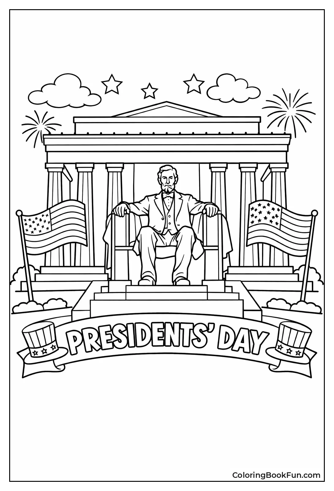 Lincoln Memorial Seated Statue