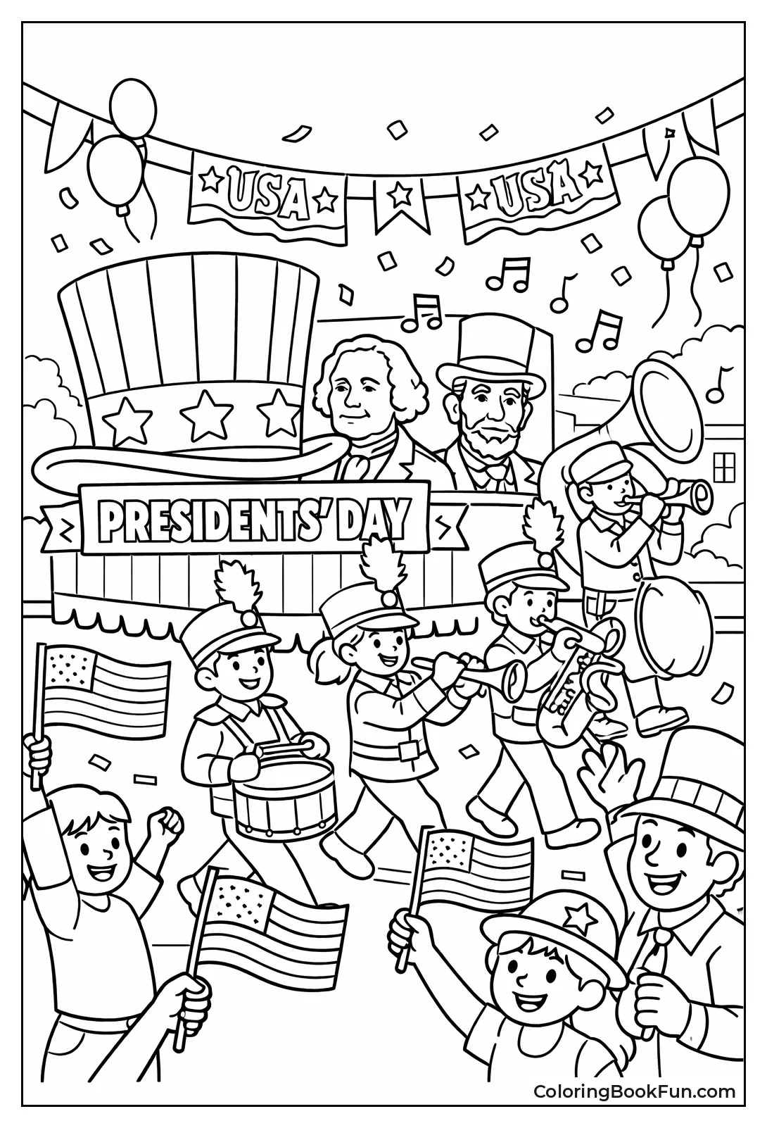 Presidents Day Parade Band