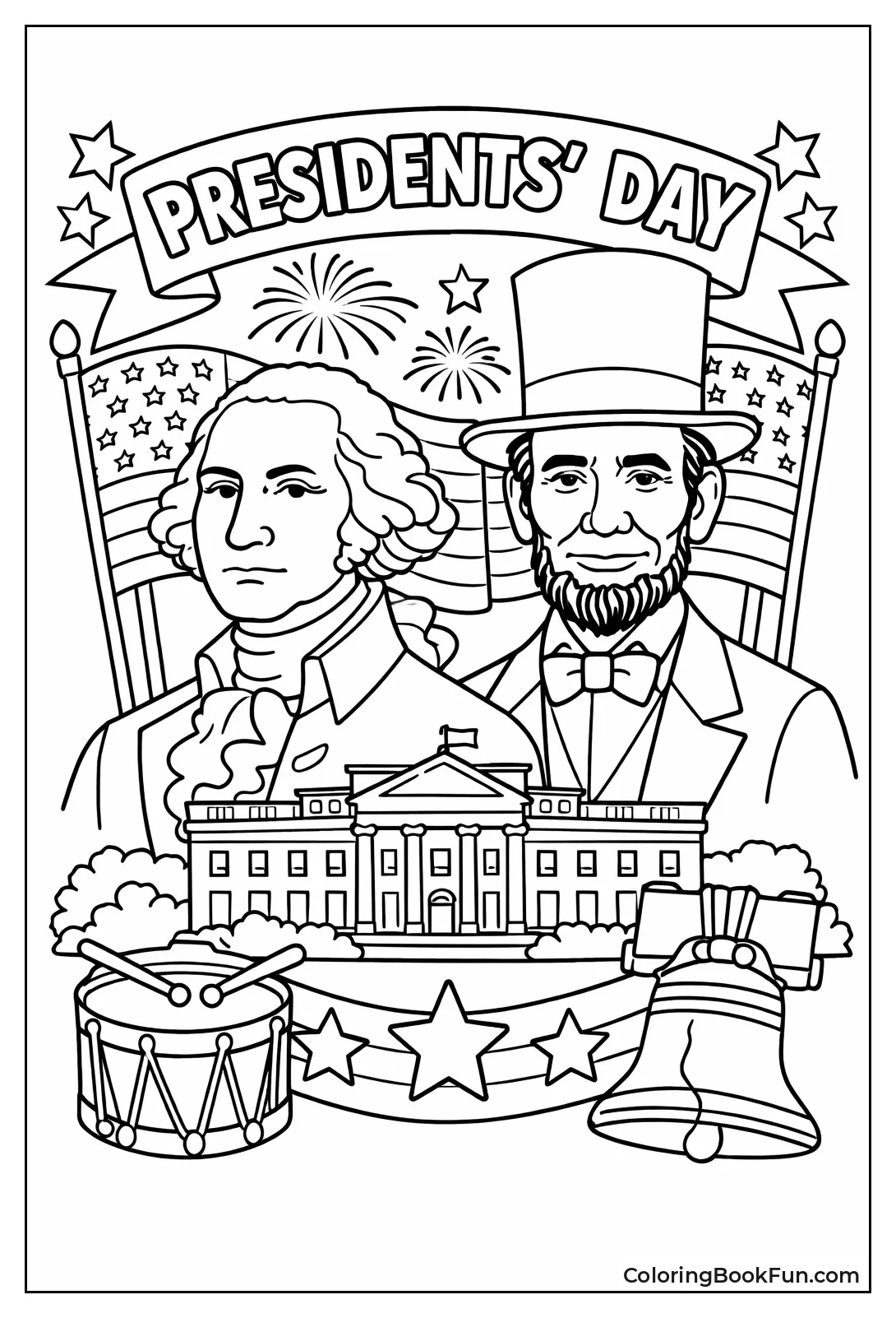 Washington and Lincoln Side by Side