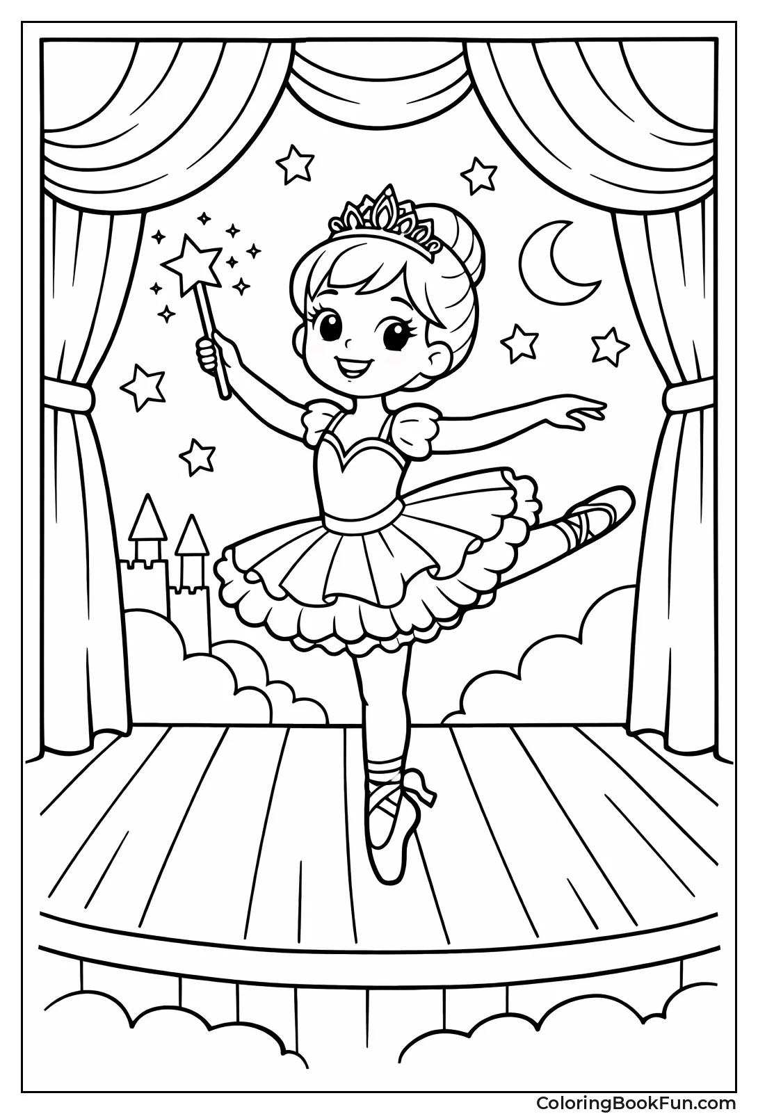Princess Ballerina with Wand