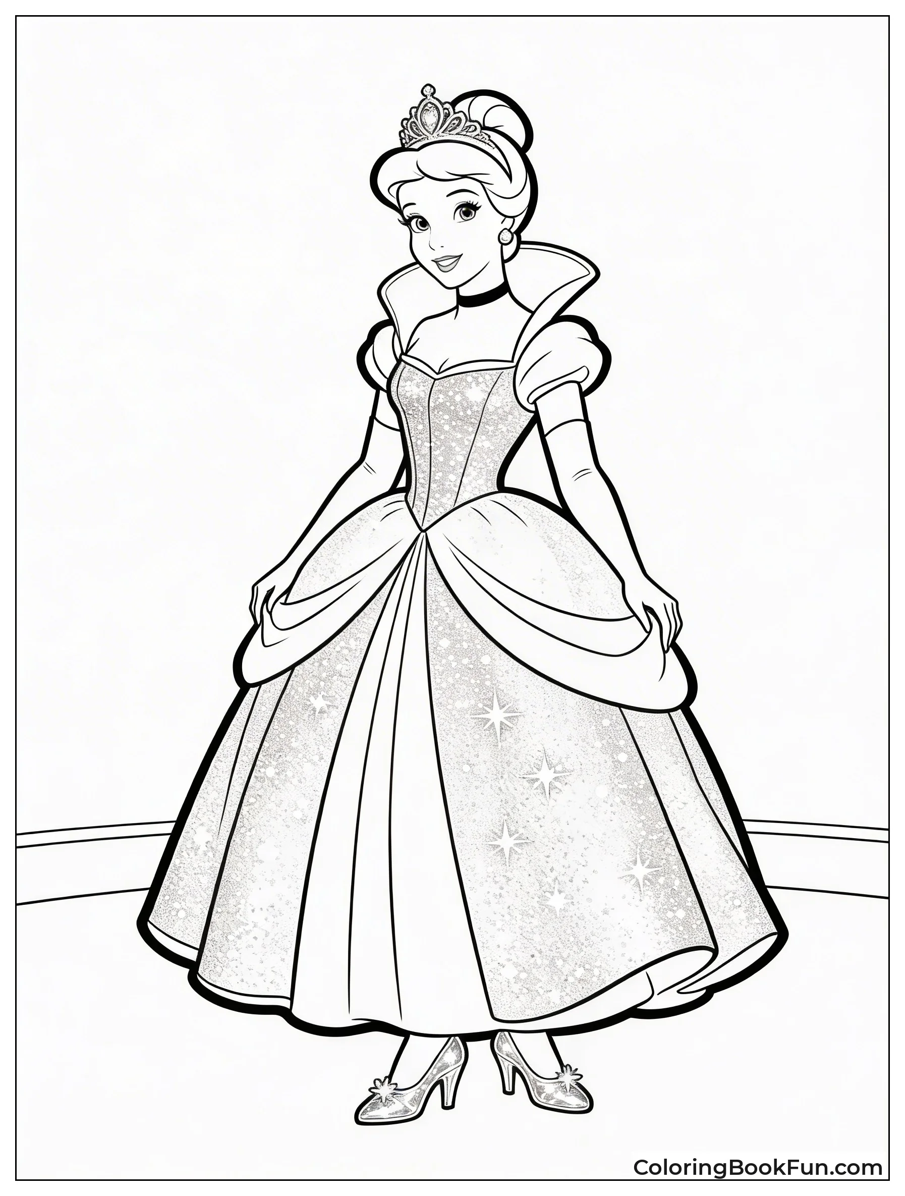 Princess Cinderella in Gown