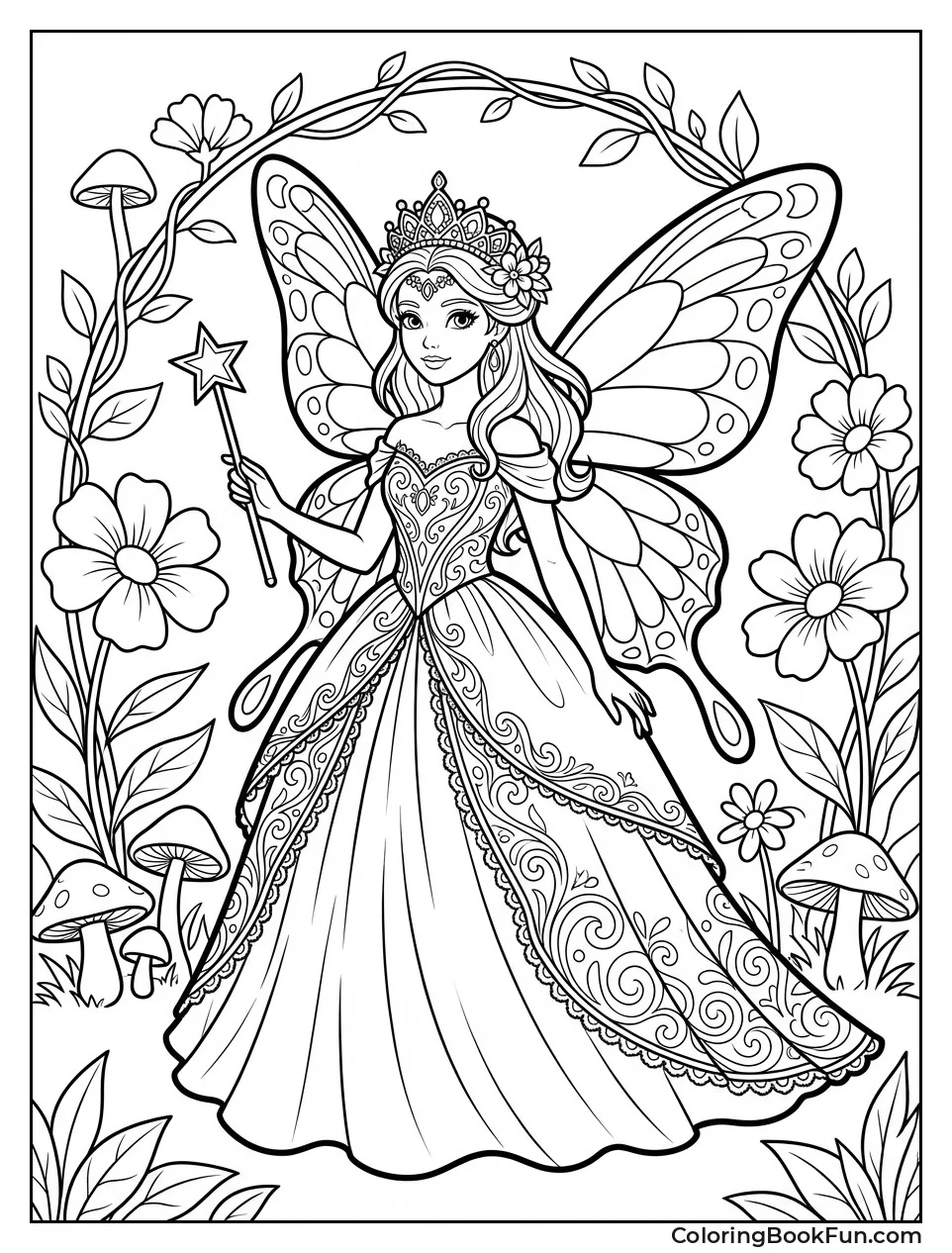 Princess Fairy with Crown