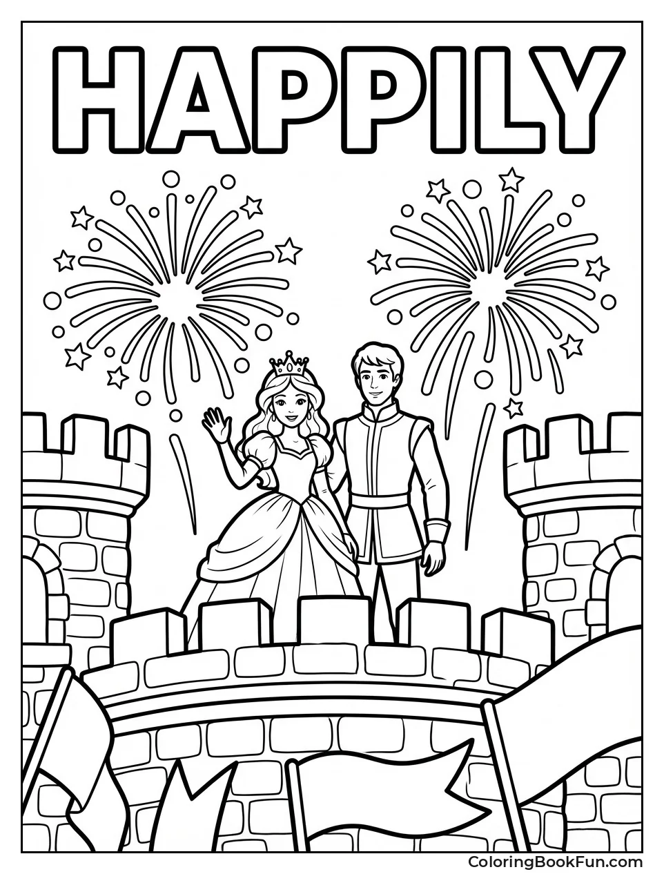 Princess Waving from Balcony