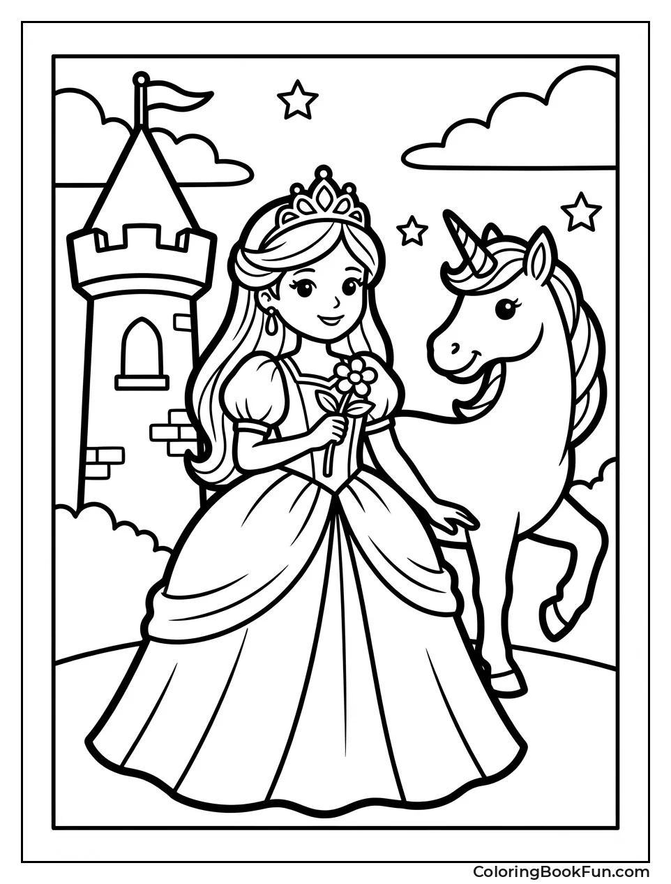 Enchanting Princess in Tiara